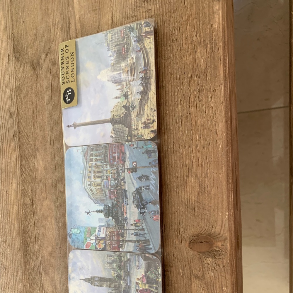 London themed coasters